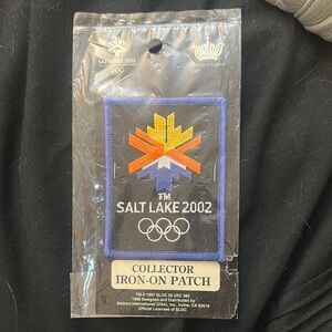 Salt Lake 2002 Olympic Iron-On Patch